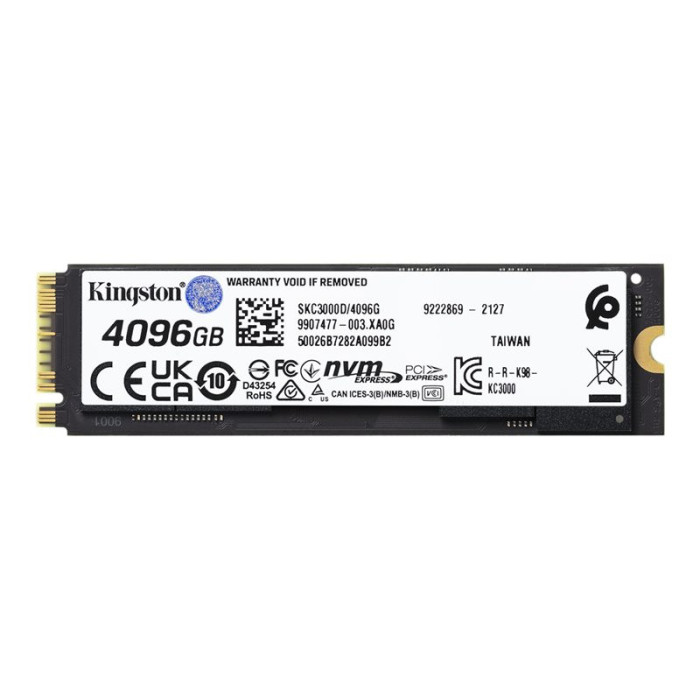 KINGSTON KC3000 4096Go M.2 PCIe KINGSTON KC3000 4096Go M.2 PCIe