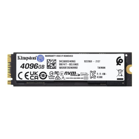 KINGSTON KC3000 4096Go M.2 PCIe KINGSTON KC3000 4096Go M.2 PCIe