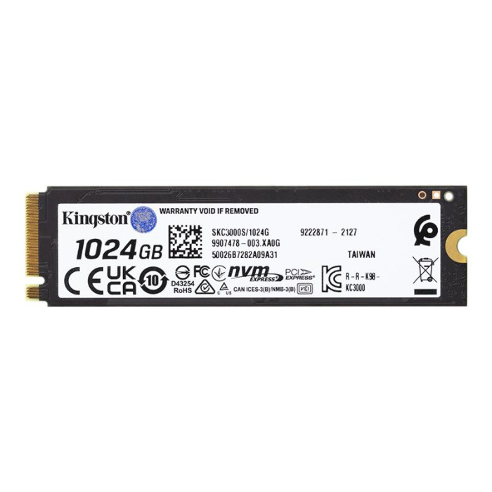 KINGSTON KC3000 1024Go M.2 PCIe KINGSTON KC3000 1024Go M.2 PCIe