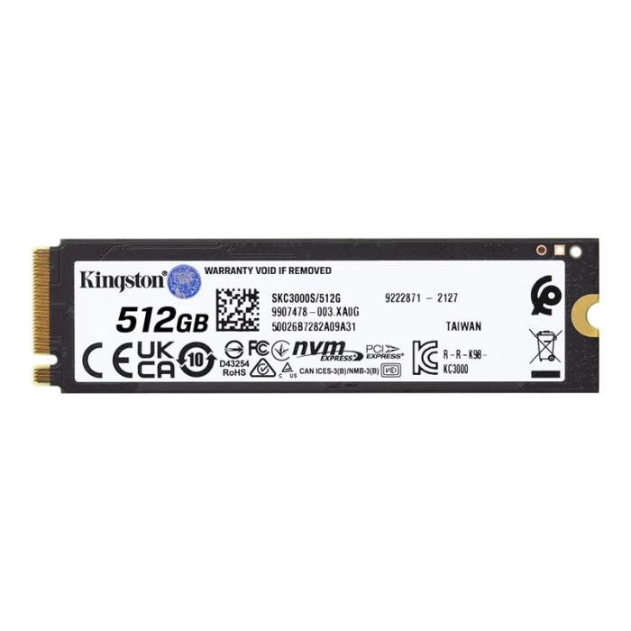 KINGSTON KC3000 512Go M.2 PCIe KINGSTON KC3000 512Go M.2 PCIe