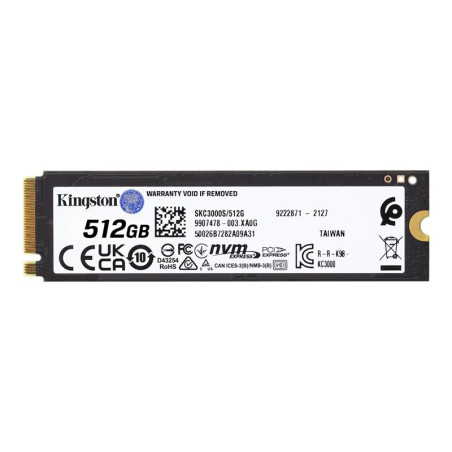 KINGSTON KC3000 512Go M.2 PCIe KINGSTON KC3000 512Go M.2 PCIe