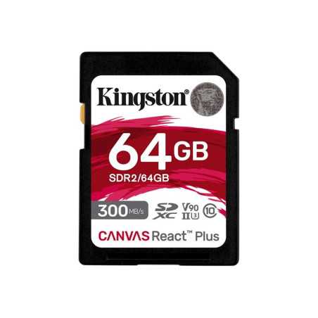 KINGSTON 64Go Canvas React Plus SDXC KINGSTON 64Go Canvas React Plus SDXC