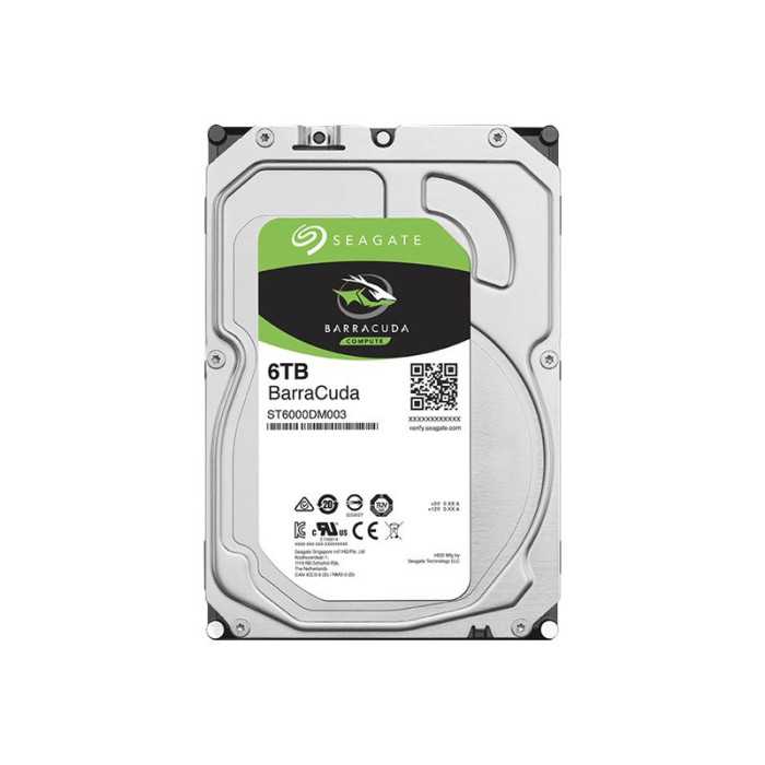 SEAGATE Barracuda 5400 6TB HDD SATA SEAGATE Barracuda 5400 6TB HDD SATA