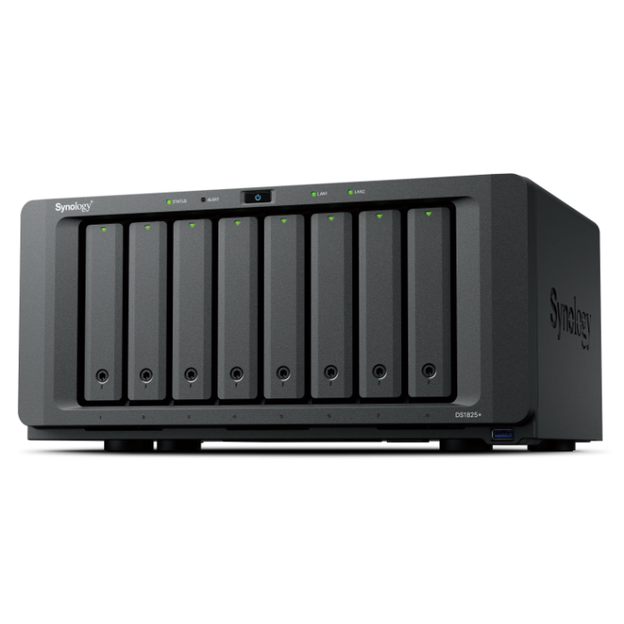 Synology DS1825+ – NAS 8 baies 2.5GbE Synology DS1825+ – NAS 8 baies 2.5GbE