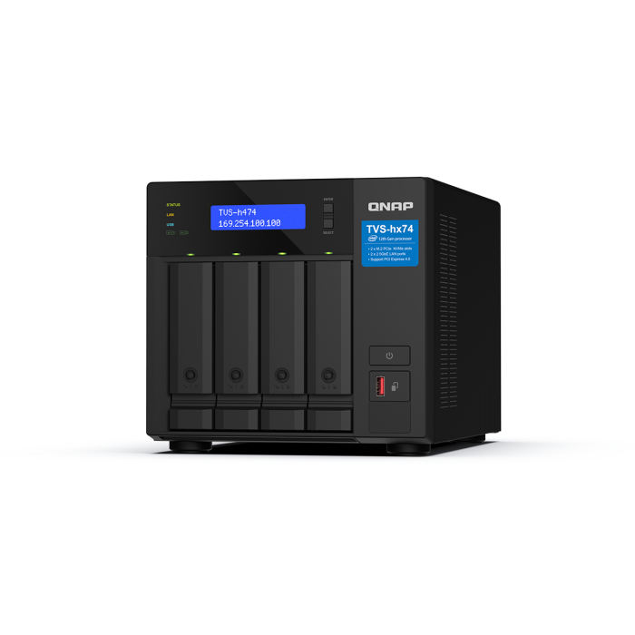 QNAP TVS-H474-PT-8G QuTS NAS G7400 8Go