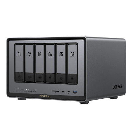 UGREEN NASync DXP6800 Pro – NAS 6 Baies Professionnel UGREEN NASync DXP6800 Pro – NAS 6 Baies Professionnel