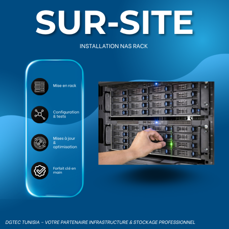 Installation NAS Rack sur Site – DGTEC Tunisie Installation NAS Rack sur Site – DGTEC Tunisie