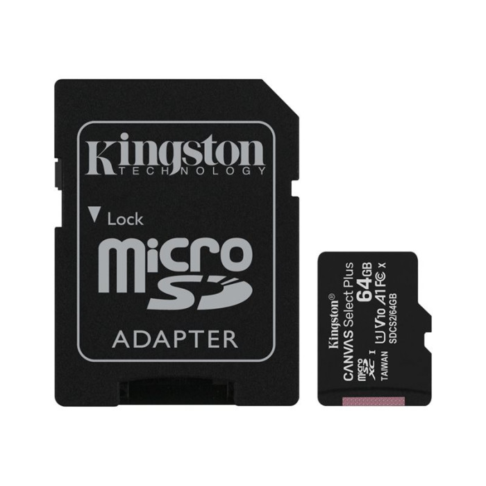 KINGSTON 64GB micSDXC Canvas Select Plus KINGSTON 64GB micSDXC Canvas Select Plus