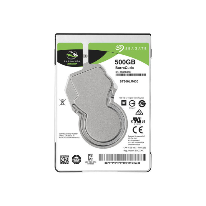 SEAGATE Barracuda 500GB HDD SATA 2.5inch SEAGATE Barracuda 500GB HDD SATA 2.5inch