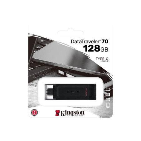 KINGSTON 128Go USB-C 3.2 Gen1 DT 70