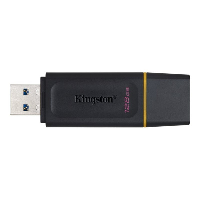 KINGSTON 128Go USB3.2 Gen1 DT Bk+Yellow KINGSTON 128Go USB3.2 Gen1 DT Bk+Yellow