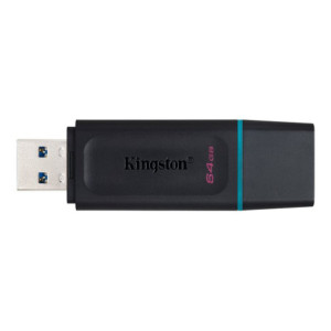 KINGSTON 64Go USB3.2 Gen1 DT Bk+Teal
