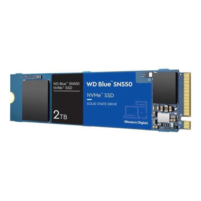 WD Blue SSD SN550 NVMe 2To M.2 2280 WD Blue SSD SN550 NVMe 2To M.2 2280