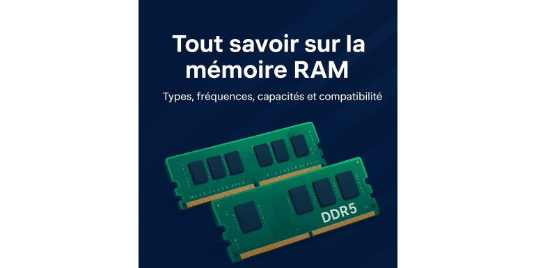 Tout savoir sur la mémoire RAM : Types, fréquences, capacités et compatibilités