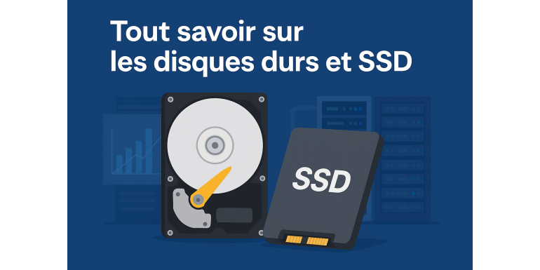 Tout savoir sur les disques durs et SSD pour PC